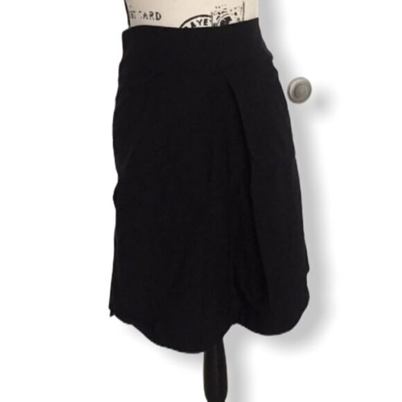Anthropologie Odille SZ 0 black midi skirt - Picture 1 of 3